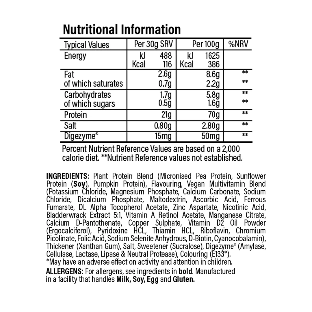 Vegan Protein Travel Sachet - 30g serving - Image 5