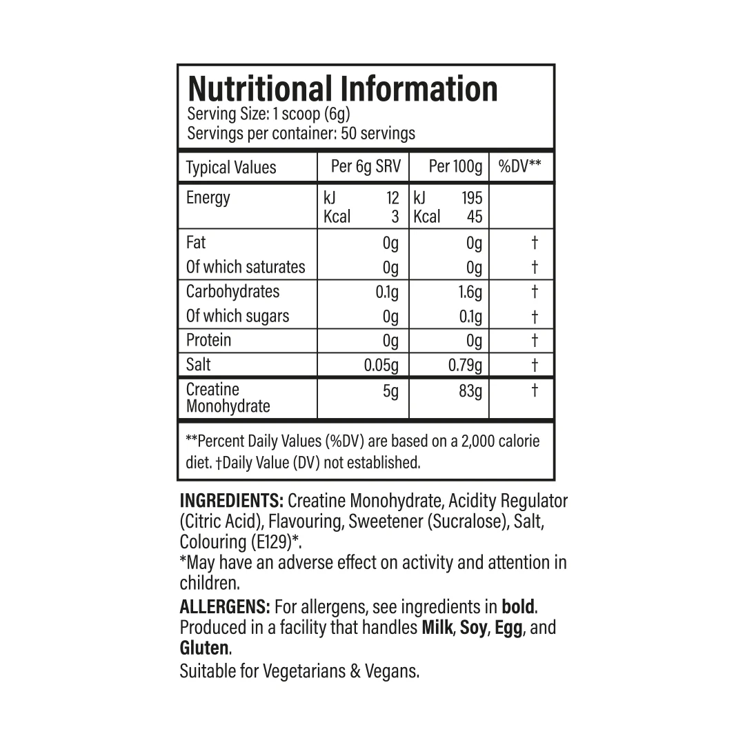 Flavoured Creatine 300g - Image 5