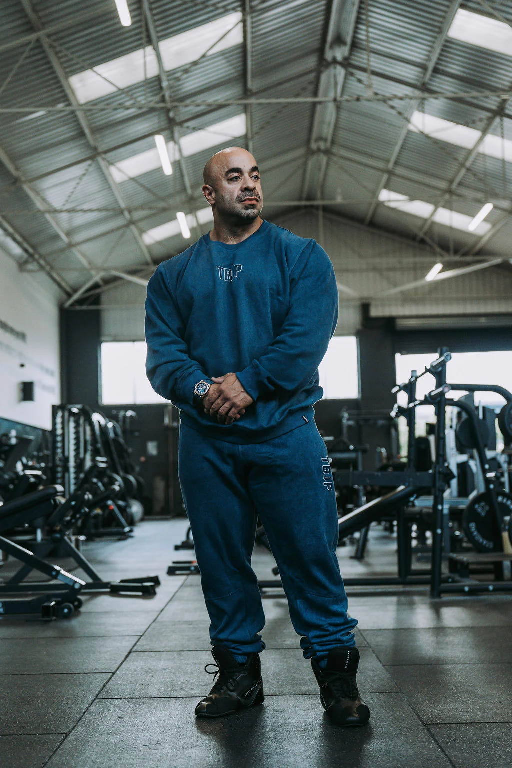 Do The Work Joggers in Acid wash Blue - Image 4