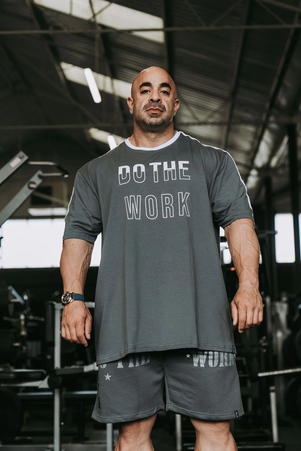 Do The Work Tshirt in Smokey Blue - Image 8