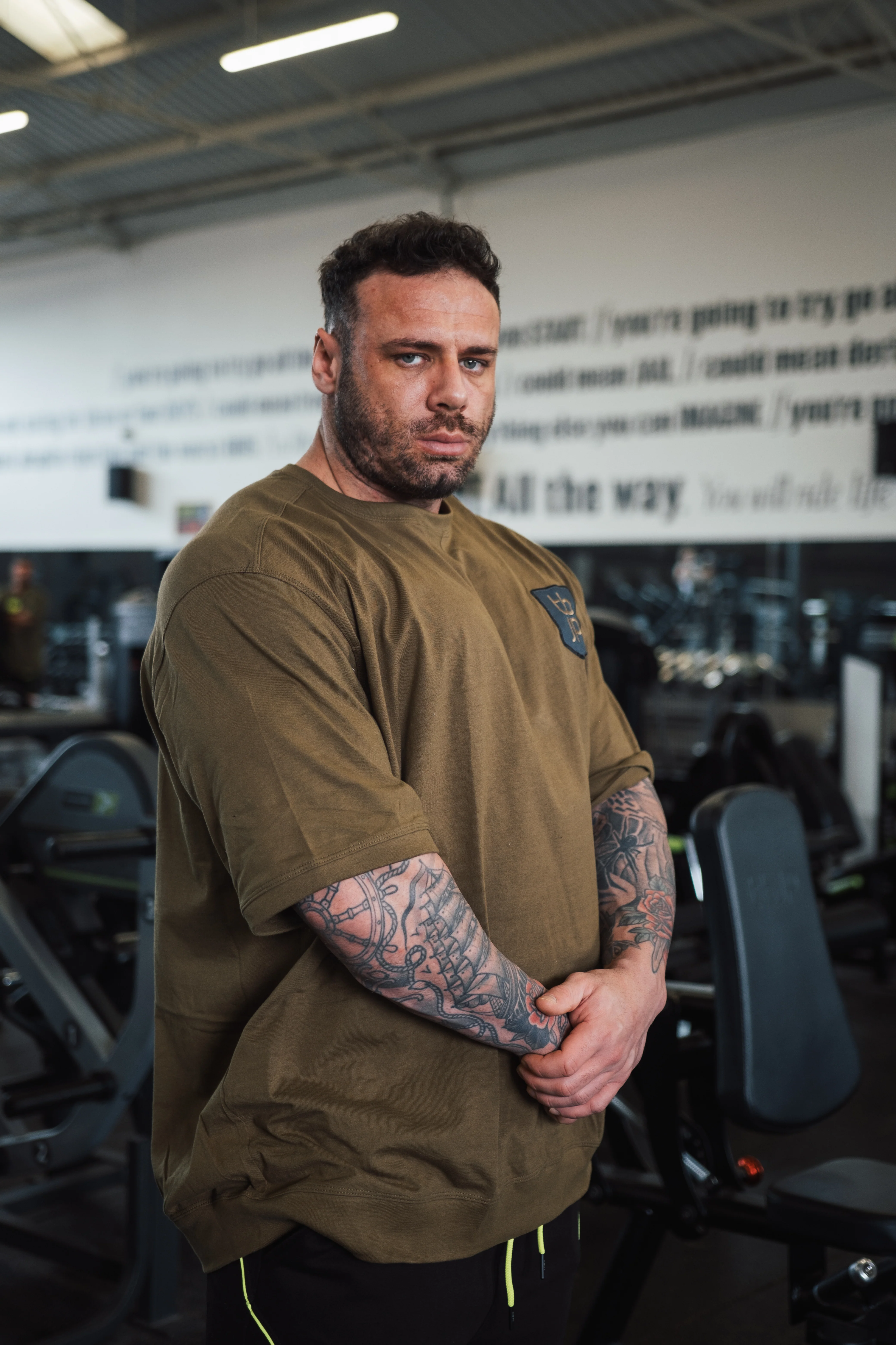 The Shield Tshirt in Olive - Image 3