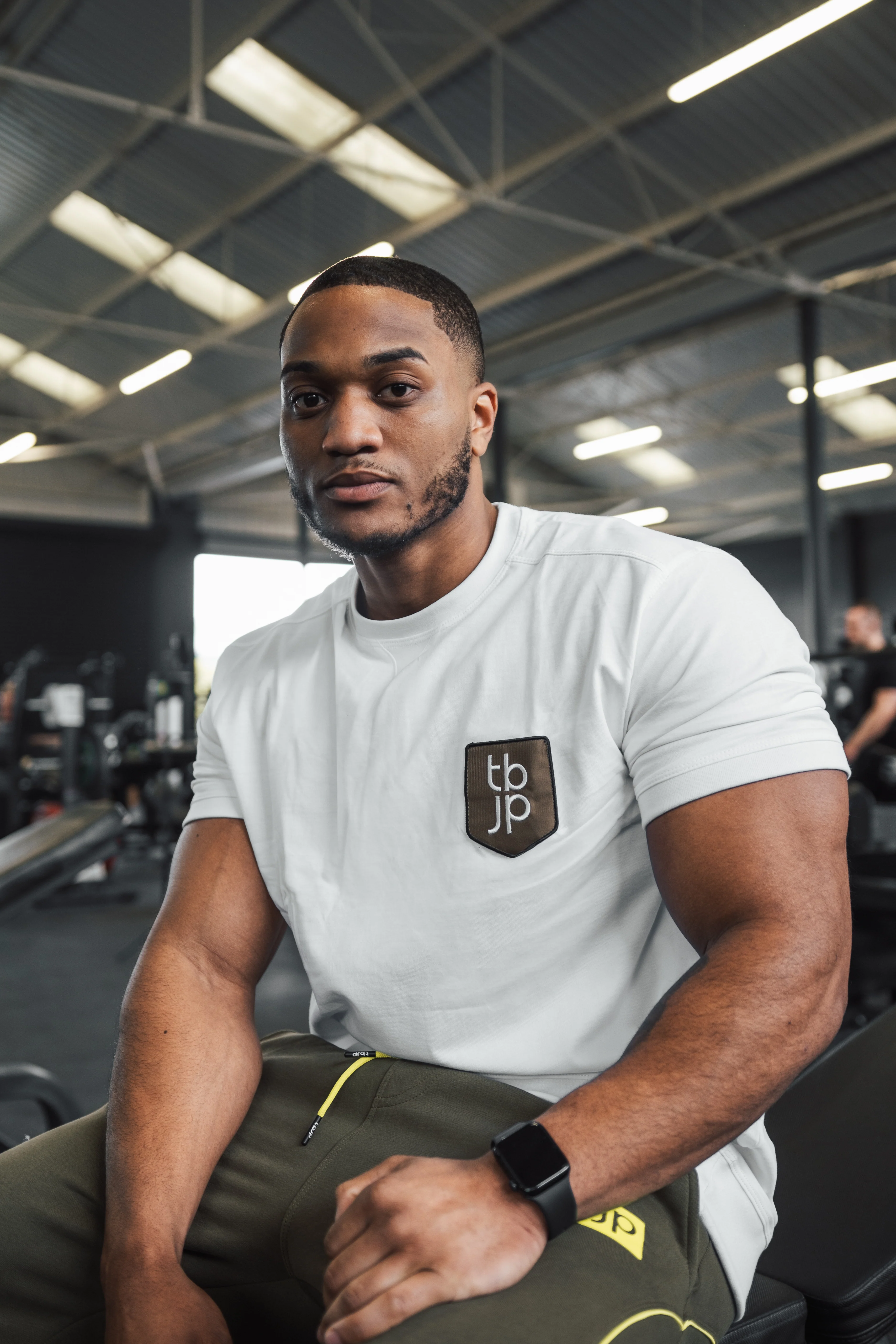 The Shield Tshirt in White - Image 2