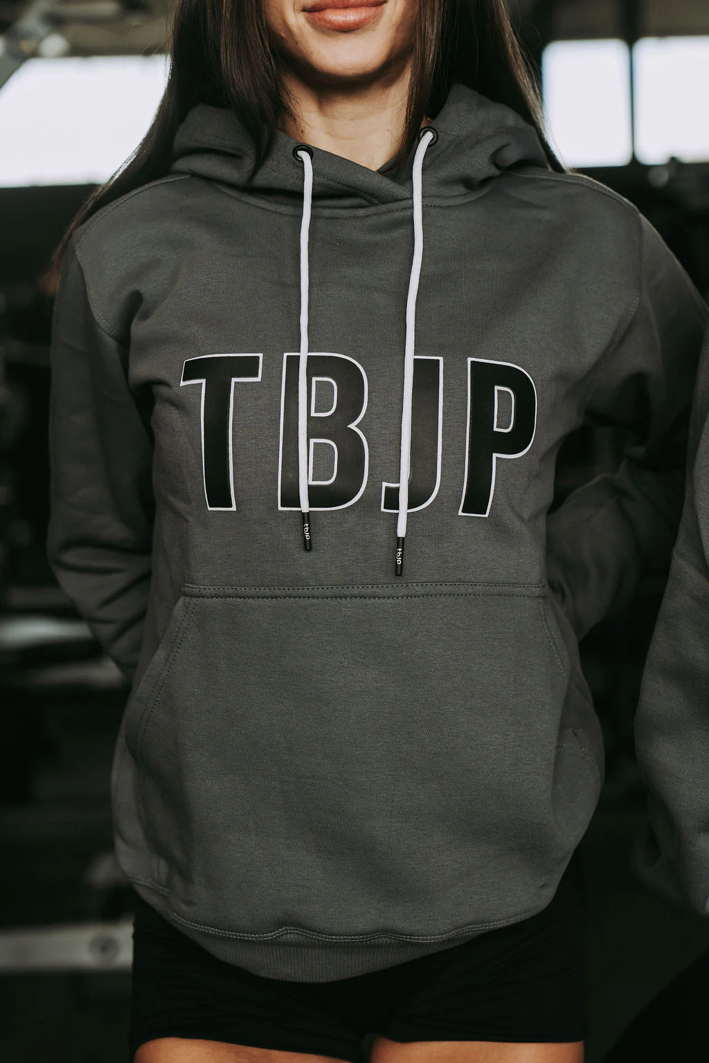 X Graphic Hoodie in Grey - Image 3